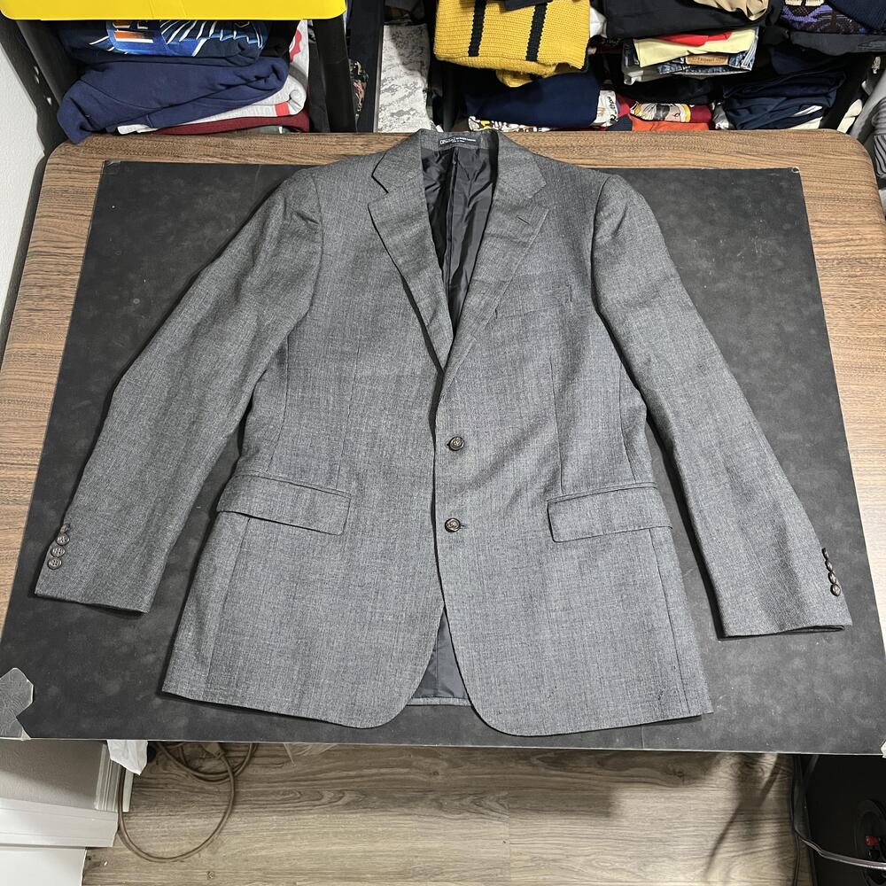 Vintage Polo Made In Italy Ralph Lauren Blazer Men 42 RRL Wool Tweed Sport Coat